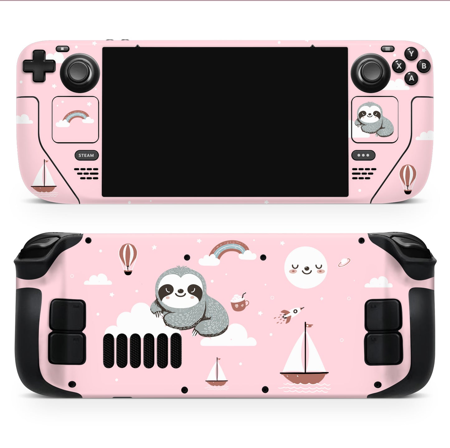 Sloth's Cloud Diary – Elegantly Personalize Your Console | Premium 3M Vinyl Skin/Wrap for Steam Deck/OLED