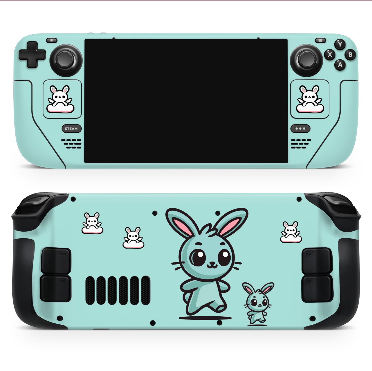 BunBun and HopHop's Joy | Premium 3M Vinyl Skin/Wrap for Steam Deck/OLED|Elegantly Personalize Your Console