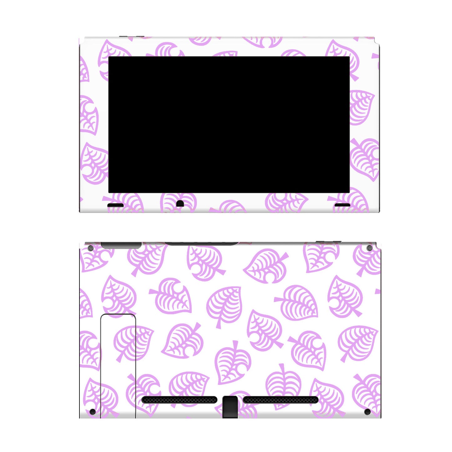 AC Leaf Lavender Full Wrap Vinyl Skin for Nintendo Switch