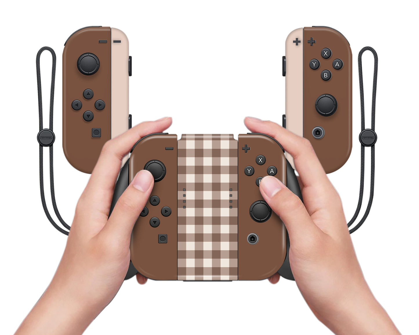 Espresso Gingham 3M Vinyl Skin/Wrap for Nintendo Switch/Oled