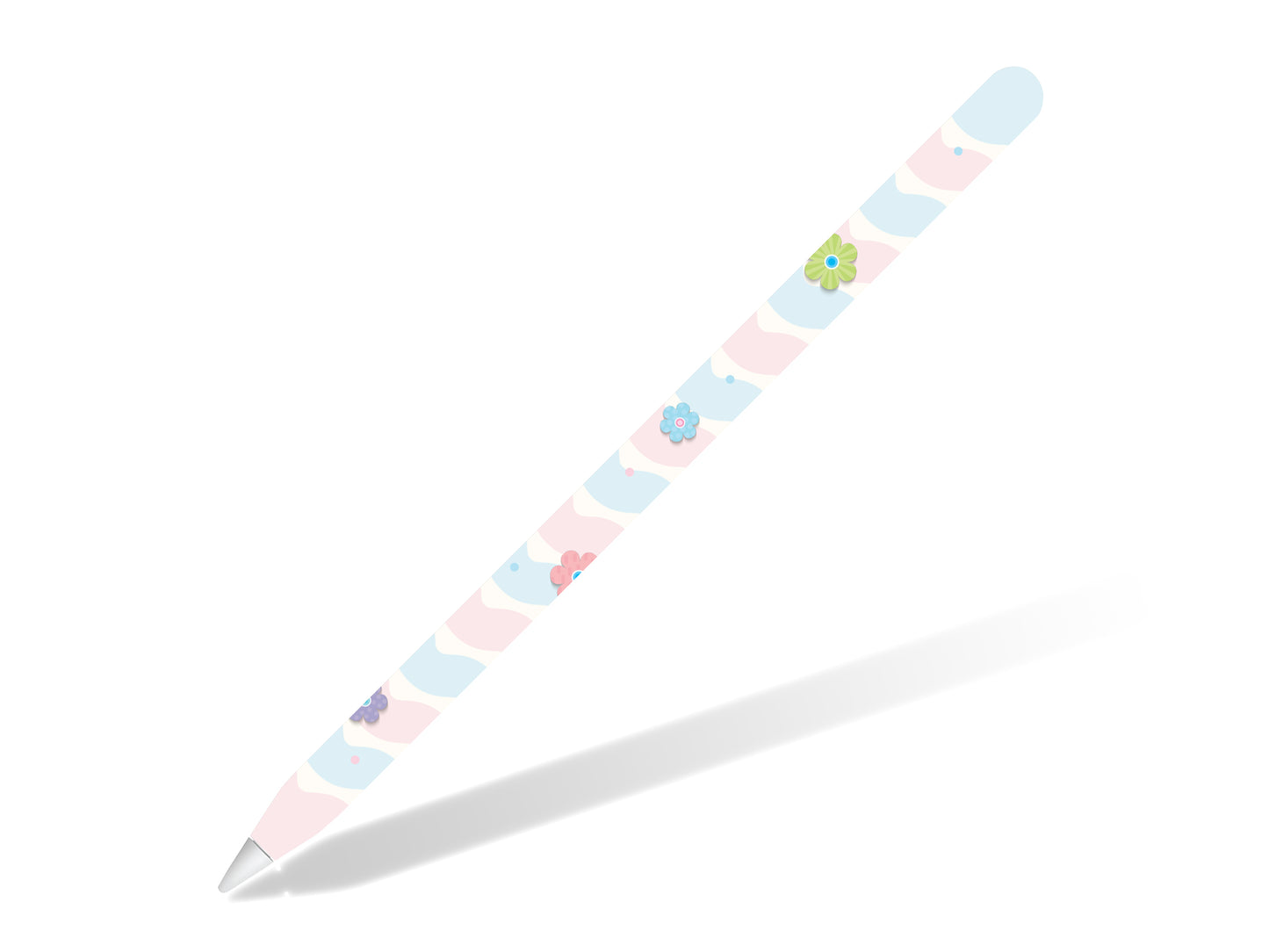 Pastel waves with flowers 3M Premium Vinyl SKIN / Wrap