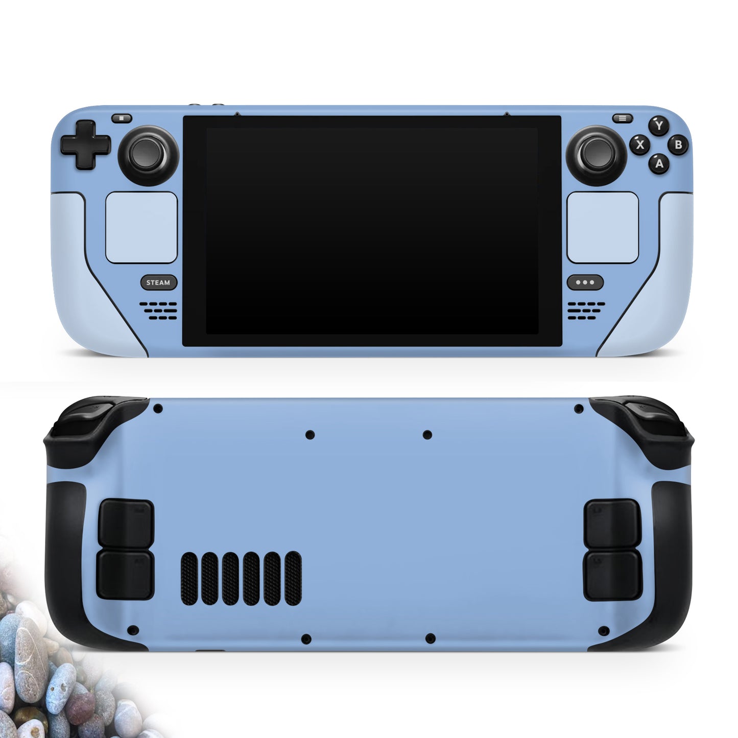 Nature stone color grey blue 3M Premium Vinyl Skin / Wrap for Steam Deck (Copy)