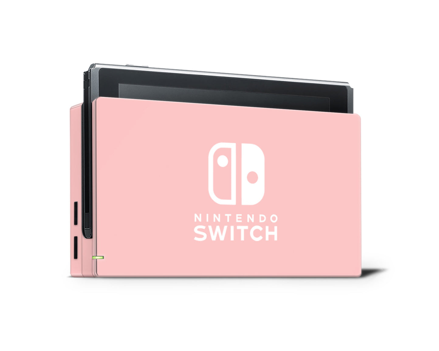 Solid Baby Pink and White Full Wrap Vinyl Skin for Nintendo Switch