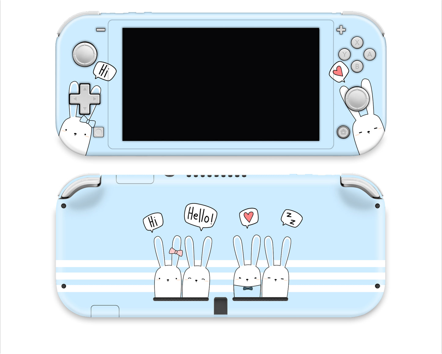 Cute Bunnies Kawaii 3M Vinyl Skin/Wrap for Nintendo Switch Lite