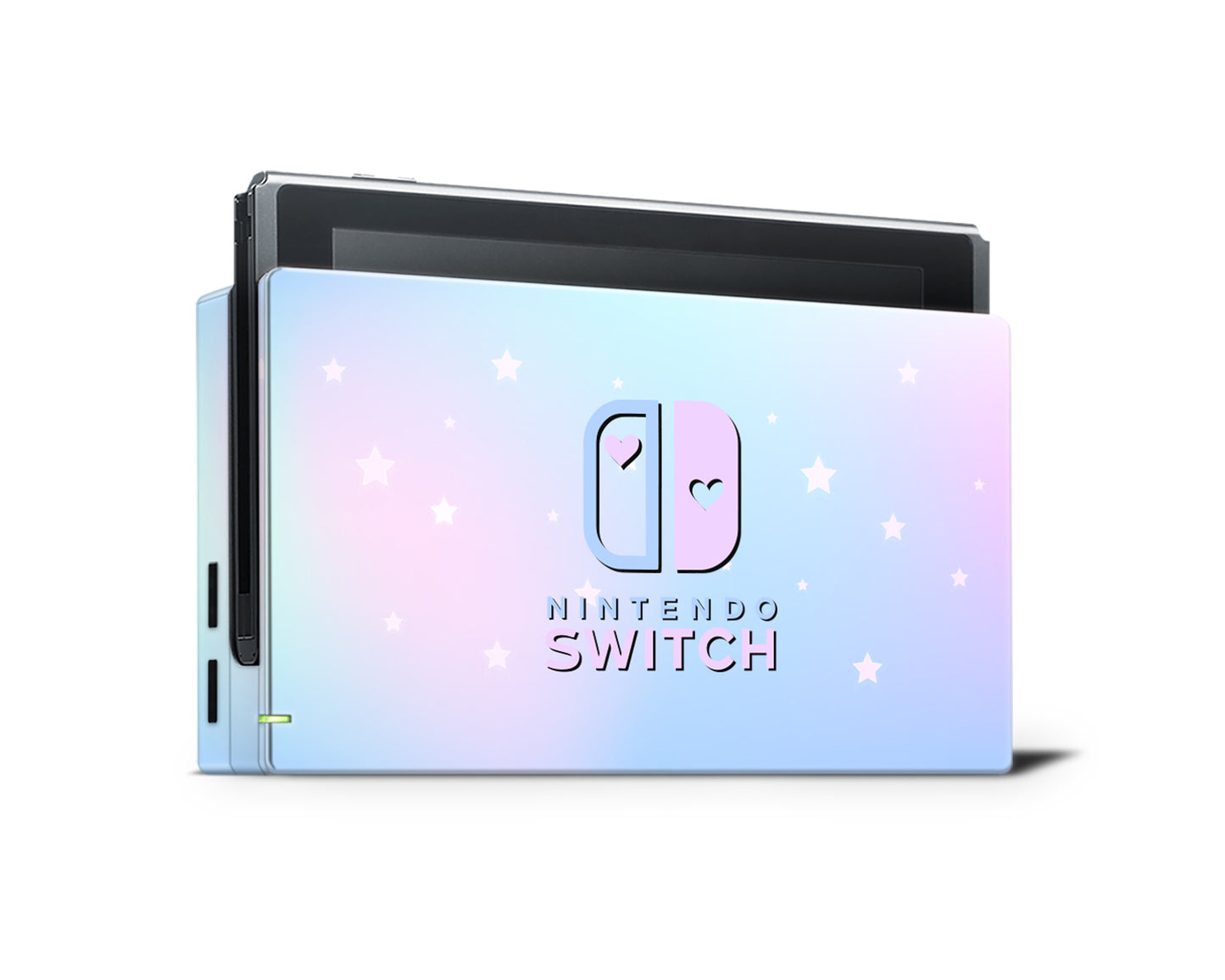 Cute Bunnies Pastel Starry Sky Full Wrap Vinyl Skin for Nintendo Switch