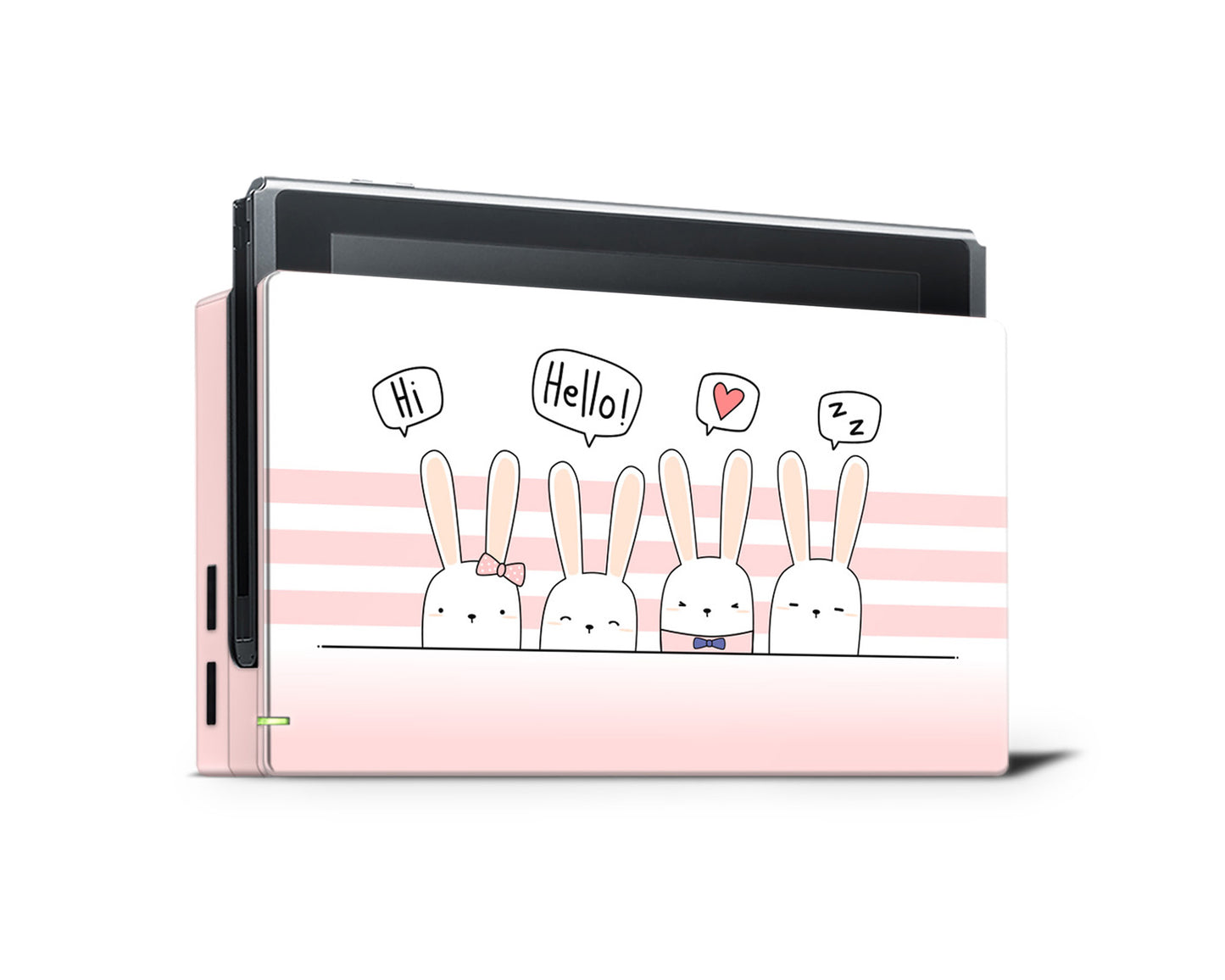 Cute Bunnies Full Wrap Vinyl Skin for Nintendo Switch