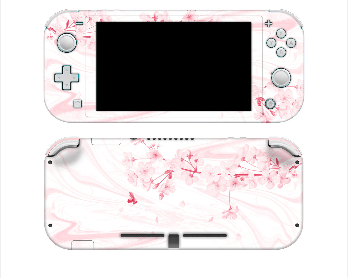 Cherry Blossom on pastel pink marble 3M Vinyl Skin/Wrap