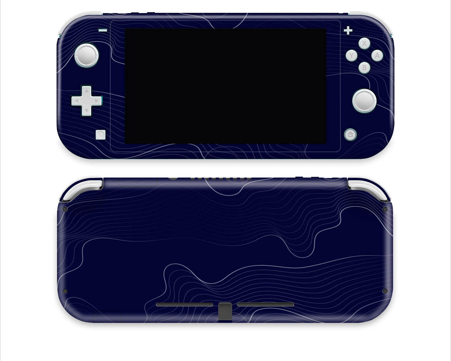 Dark blue with white contour lines 3M Vinyl Skin/Wrap