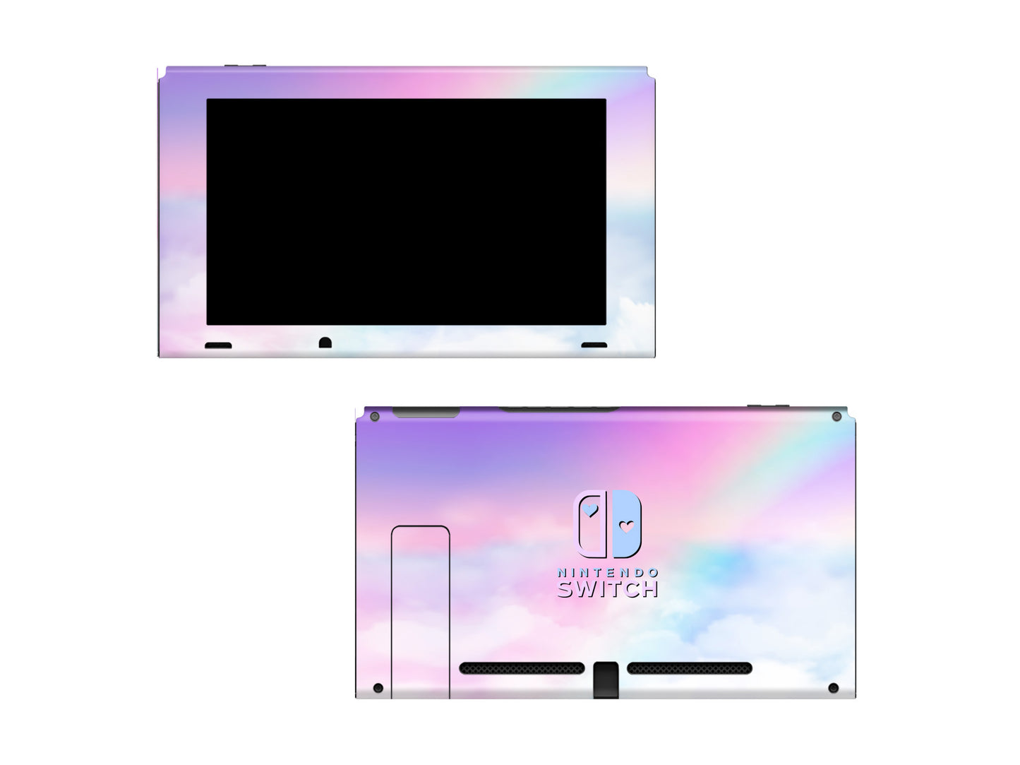 Dream Sky Heart logo Full Wrap Vinyl Skin for Nintendo Switch