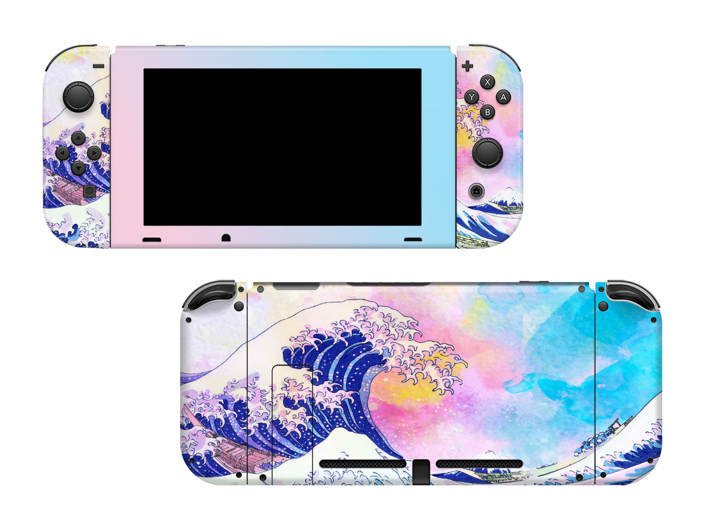Watercolor Paint The Great Wave off Kanagawa 3M Vinyl Skin/Wrap