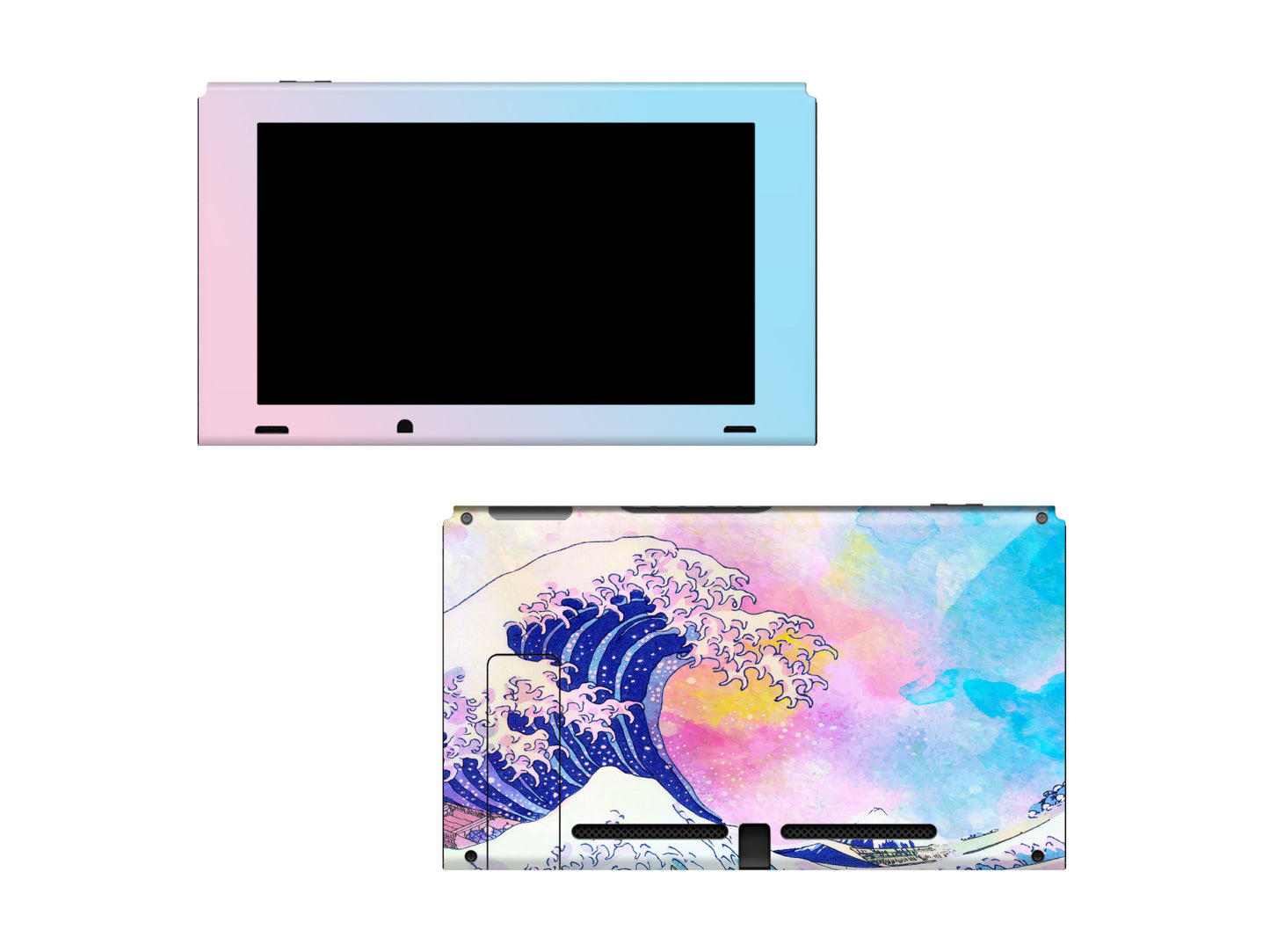 Watercolor Paint The Great Wave off Kanagawa 3M Vinyl Skin/Wrap
