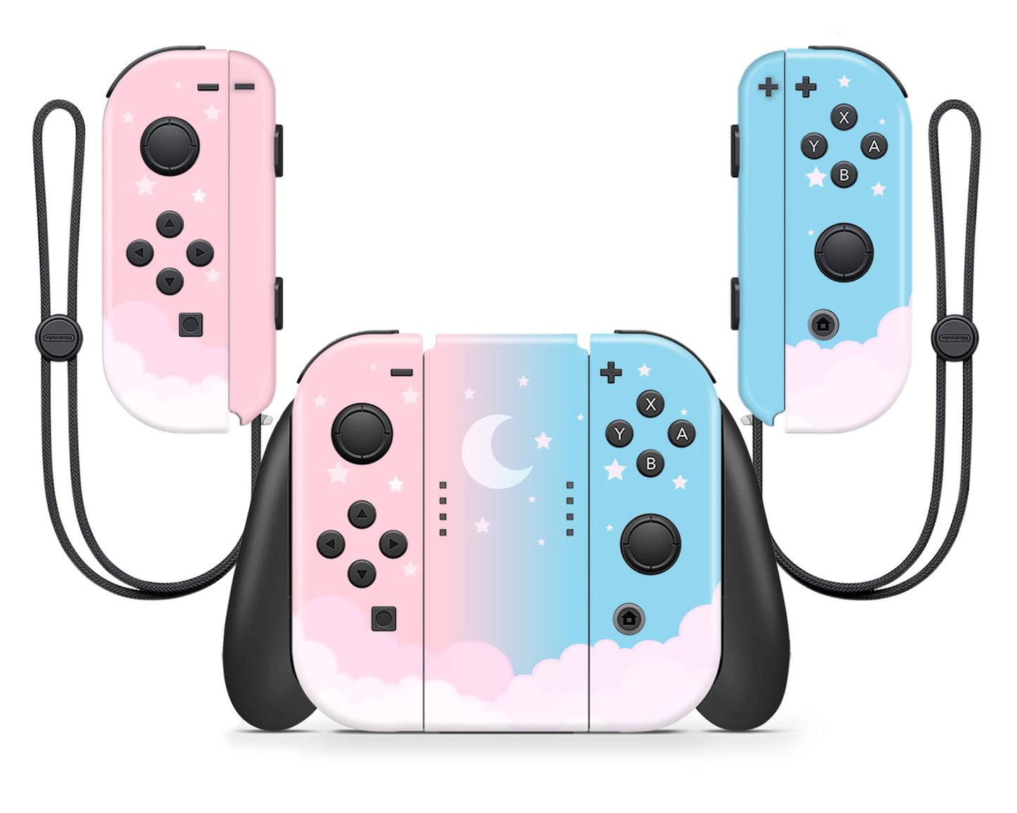Starry Sky Pastel Pink Blue 3M Vinyl Skin/Wrap for Nintendo Switch/Oled