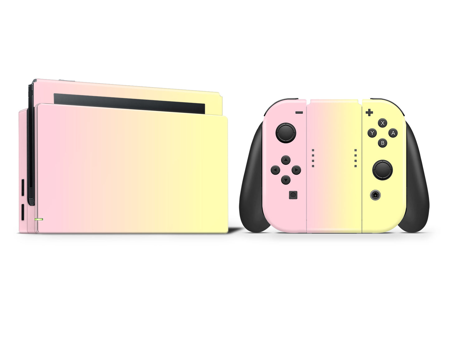 Pastel Pink Yellow Ombre 3M Vinyl Skin/Wrap for Nintendo Switch