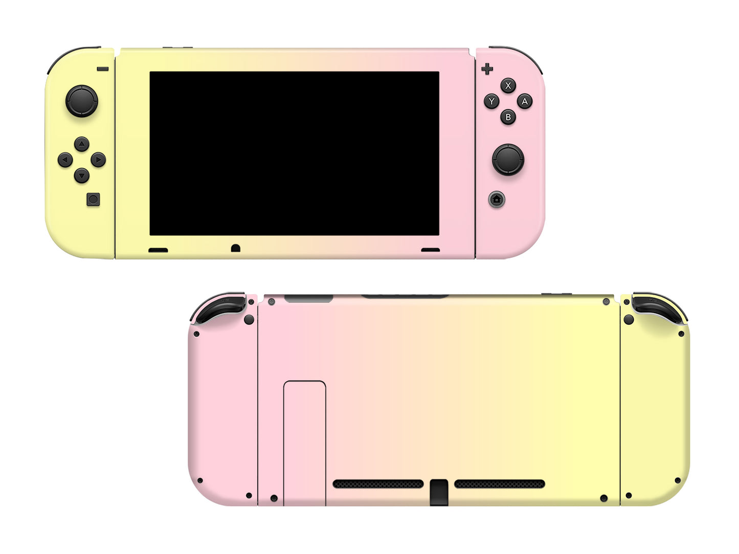 Pastel Pink Yellow Ombre 3M Vinyl Skin/Wrap for Nintendo Switch