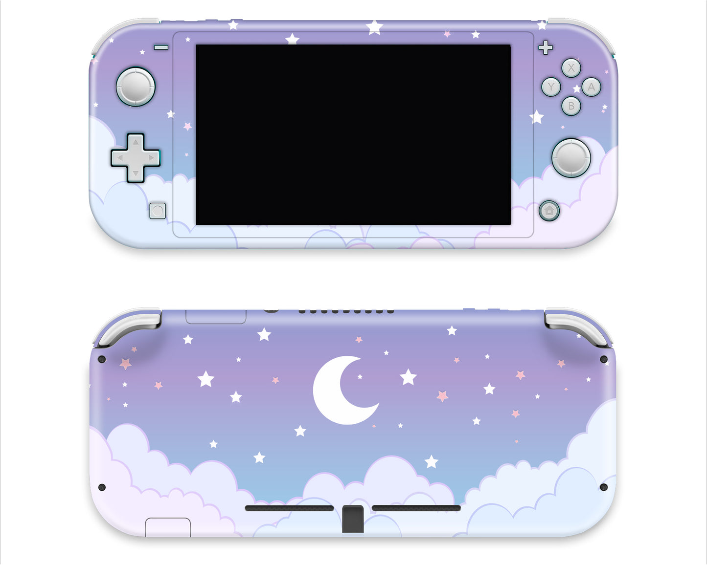 Pastel Purple Blue Luna Starry Sky 3M Vinyl Skin/Wrap