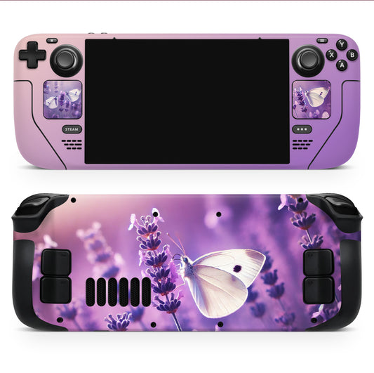 Lavender Love – Elegantly Personalize Your Console | Premium 3M Vinyl Skin/Wrap for Steam Deck/OLED
