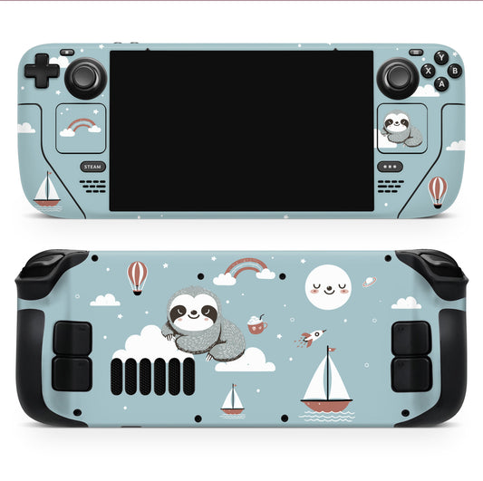 Sloth's Cloud Diary – Elegantly Personalize Your Console | Premium 3M Vinyl Skin/Wrap for Steam Deck/OLED