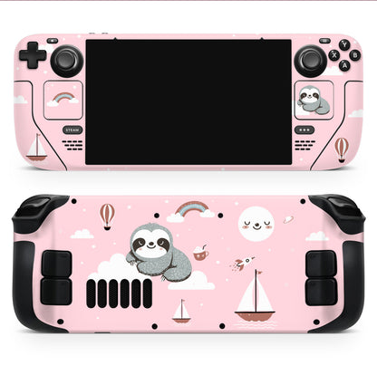 Sloth's Cloud Diary – Elegantly Personalize Your Console | Premium 3M Vinyl Skin/Wrap for Steam Deck/OLED