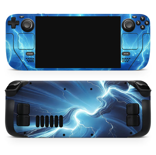 Thunder Strike – Elegantly Personalize Your Console | Premium 3M Vinyl Skin/Wrap for Steam Deck/OLED