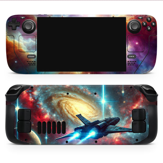 Titan Fleet - Nova Striker - TF-02 – Elegantly Personalize Your Console | Premium 3M Vinyl Skin/Wrap for Steam Deck/OLED