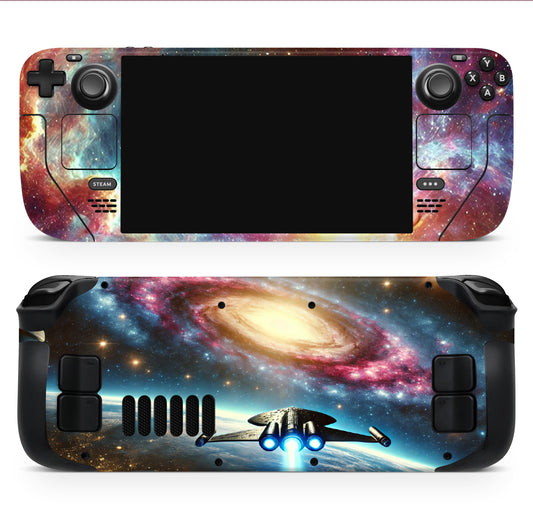 Titan Fleet - Eclipse Vanguard - TF-01 – Elegantly Personalize Your Console | Premium 3M Vinyl Skin/Wrap for Steam Deck/OLED