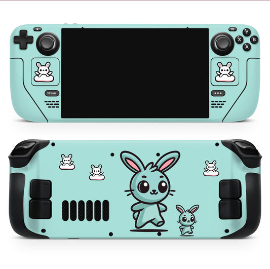 BunBun and HopHop's Joy | Premium 3M Vinyl Skin/Wrap for Steam Deck/OLED｜Elegantly Personalize Your Console