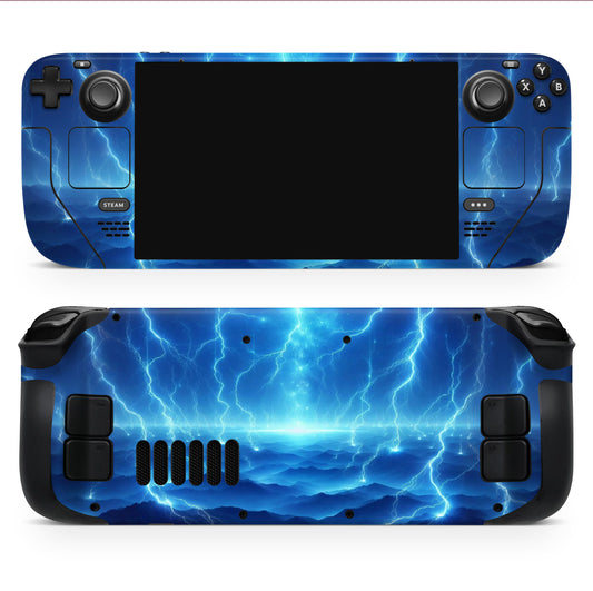 Electric Tempest  – Elegantly Personalize Your Console | Premium 3M Vinyl Skin/Wrap for Steam Deck/OLED