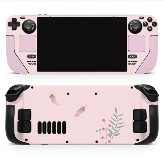 Boho Pink to Elegantly Personalize Your Console | Premium 3M Vinyl Skin/Wrap for Steam Deck/OLED