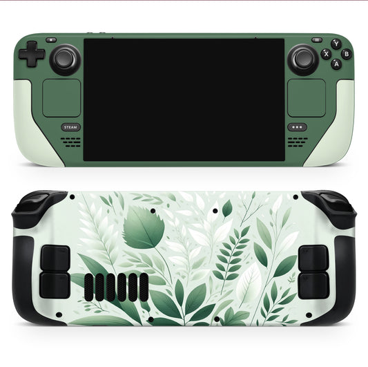 Green leaves plant 3M Premium Vinyl Skin / Wrap for Steam Deck