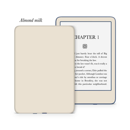 Coffee latte inspired 3M premium vinyl skins wraps for Amazon Kindle