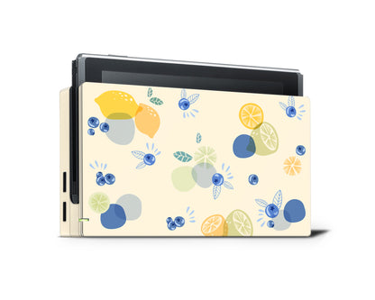 Don't forget to keep yourself healthy--blueberry lemon skin for your Nintendo switch