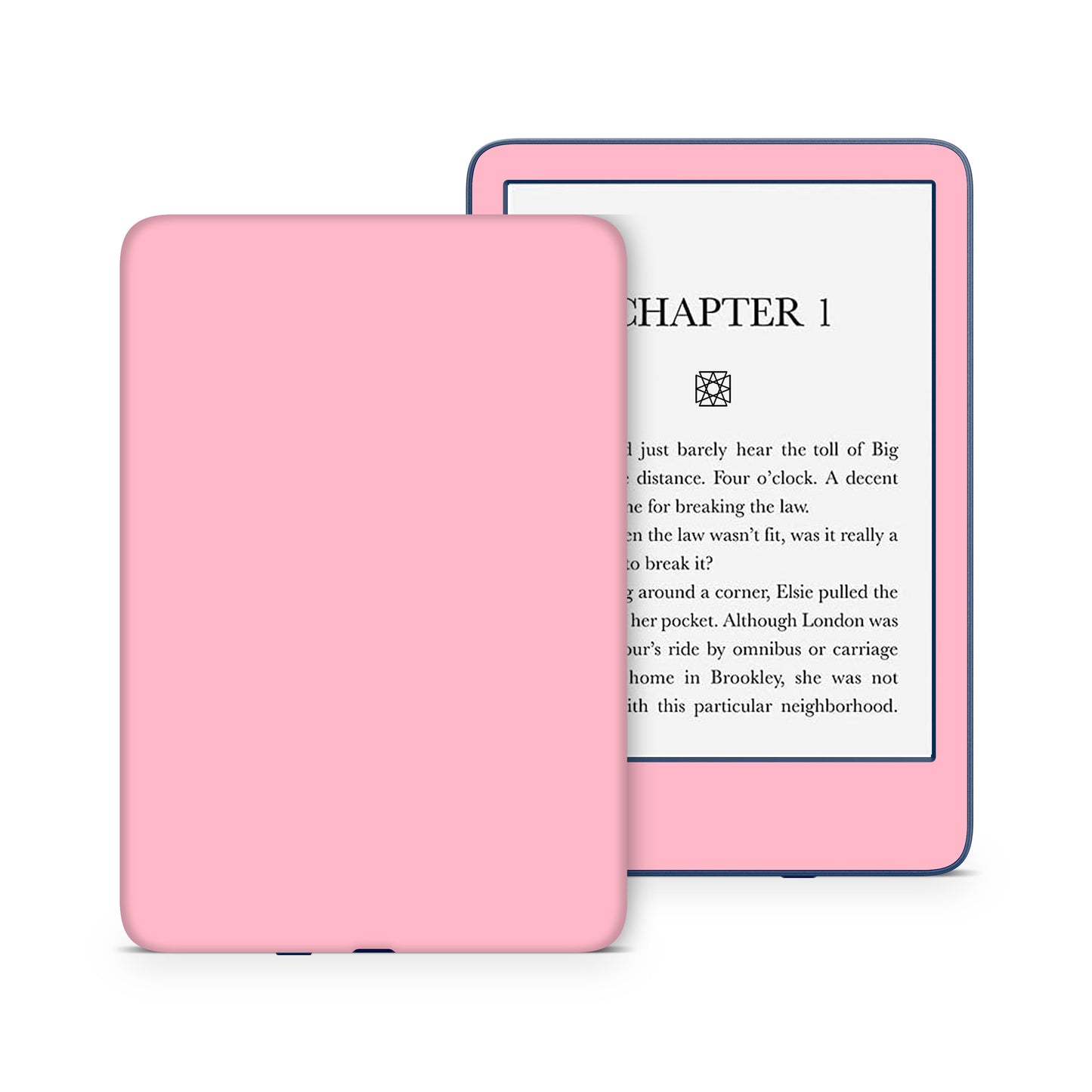 Pastel pink and cherry blossom 3M premium vinyl skins wraps for Amazon Kindle