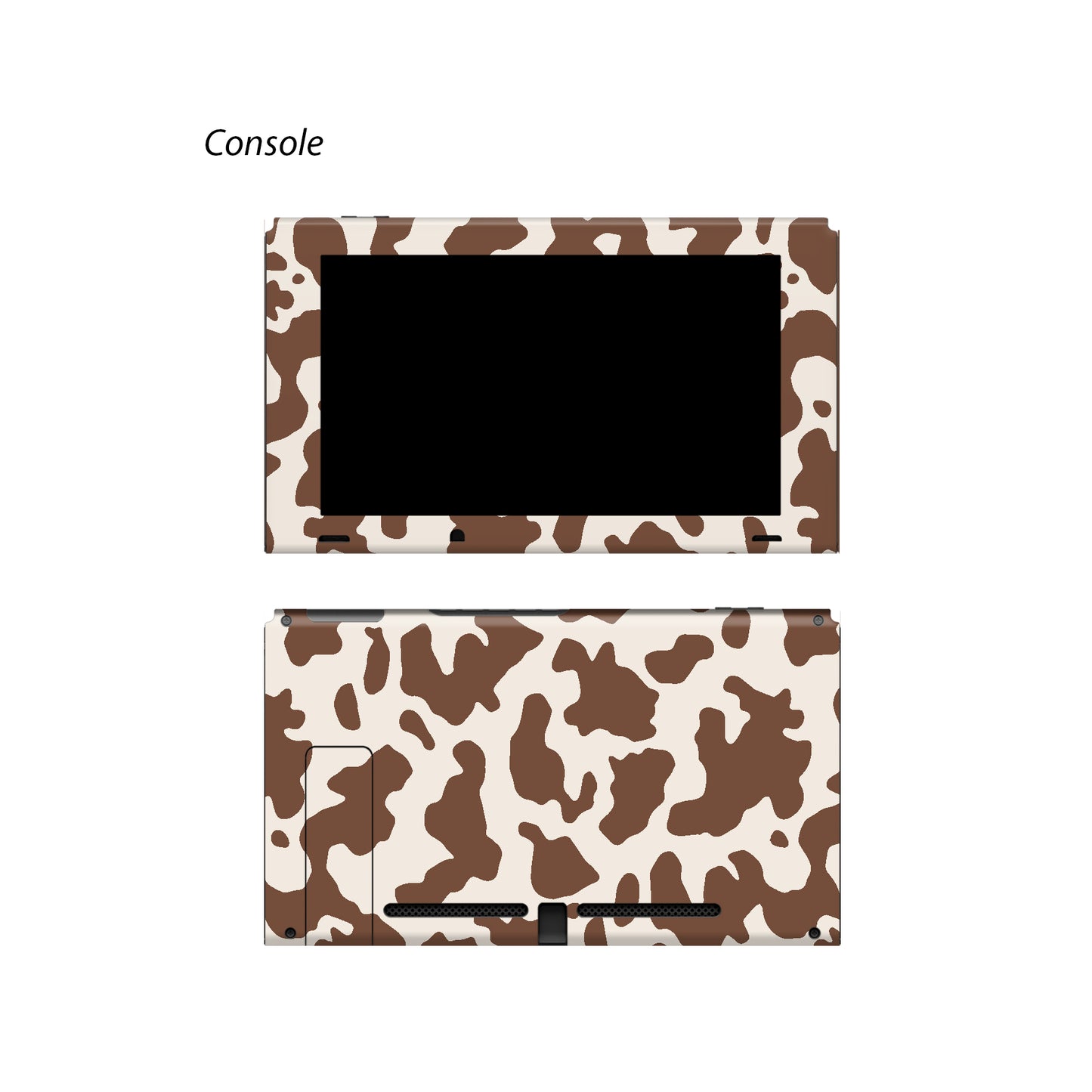 Cow Print pattern Made with 3M Premium Vinyl Skins/Wraps for Nintendo Switch/Oled