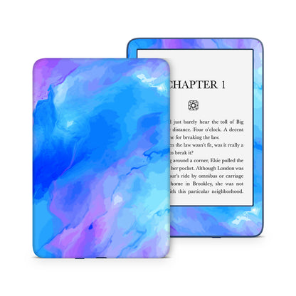 Vibrant blue purple marble 3M premium Vinyl Skin/Wrap for Kindle