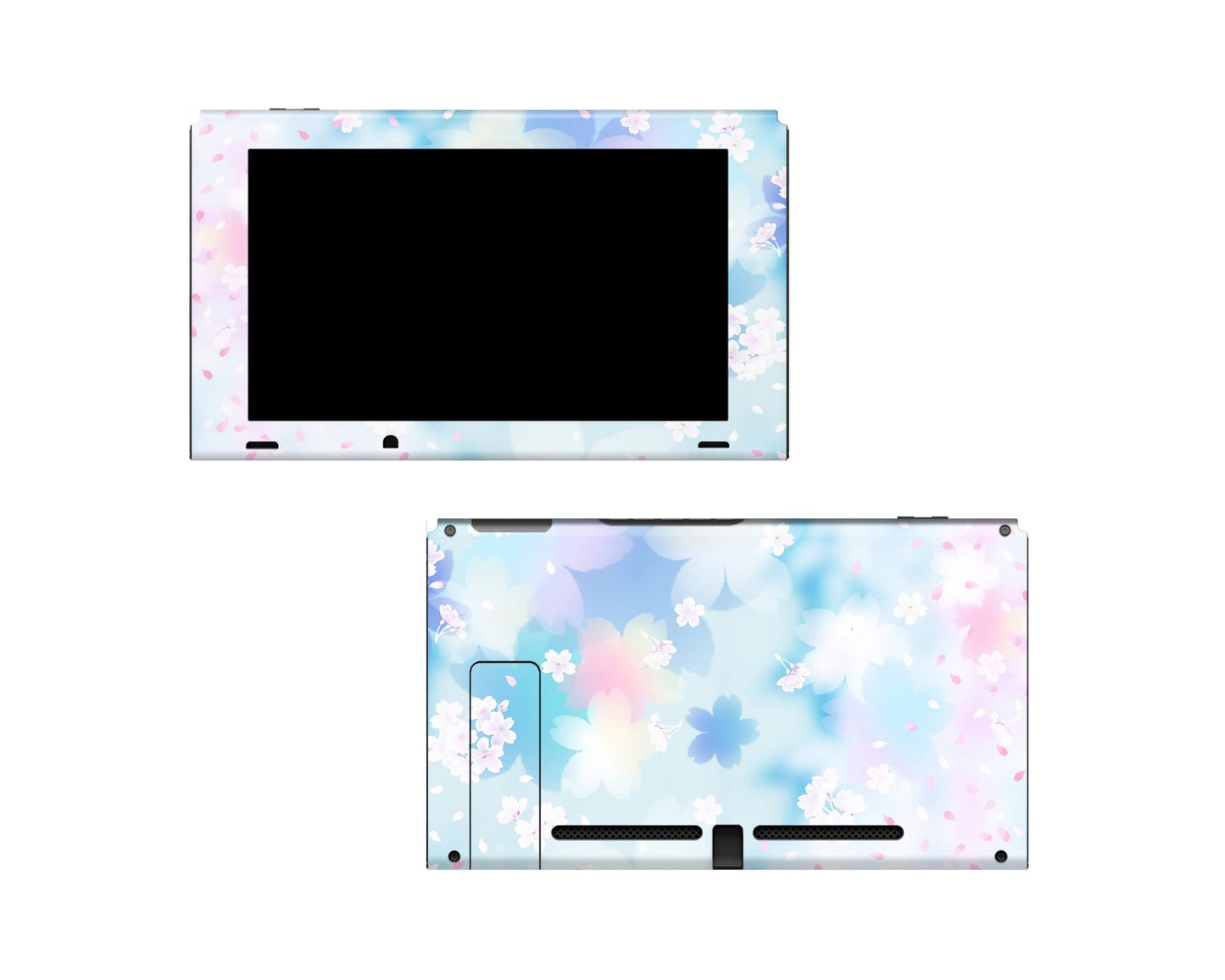 Floral Paint Full Wrap Vinyl Skin for Nintendo Switch