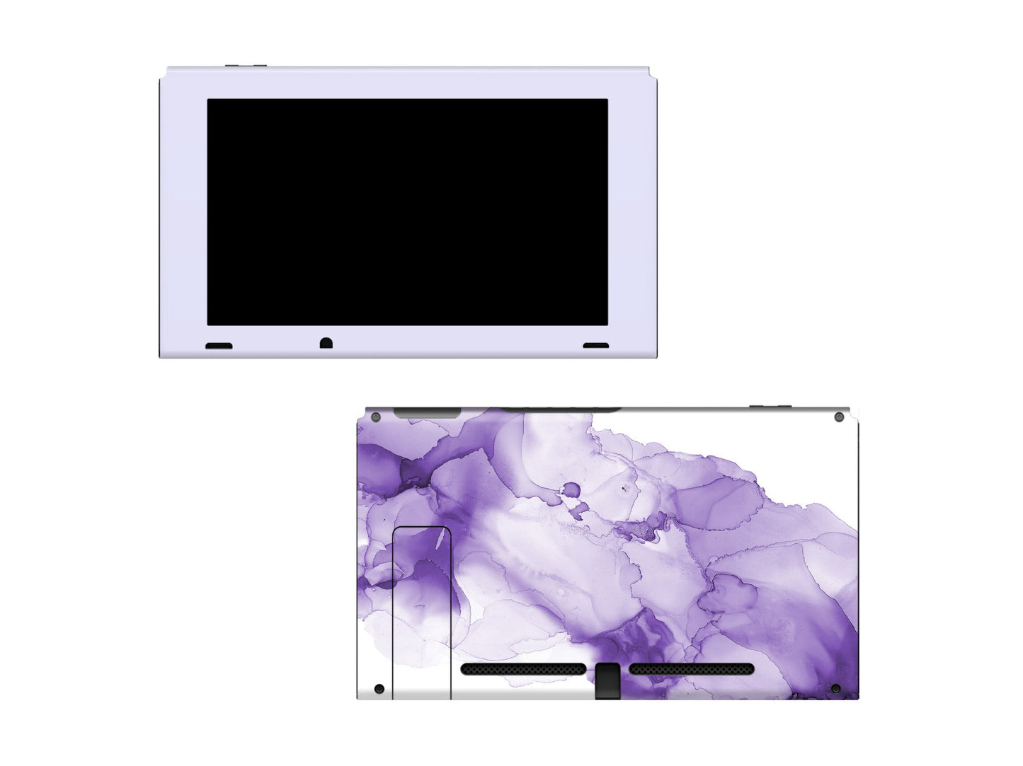 Ink Art Pastel Purple 3M Vinyl Skin/Wrap for Nintendo Switch