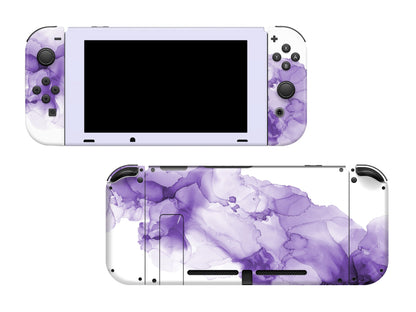 Ink Art Pastel Purple 3M Vinyl Skin/Wrap for Nintendo Switch