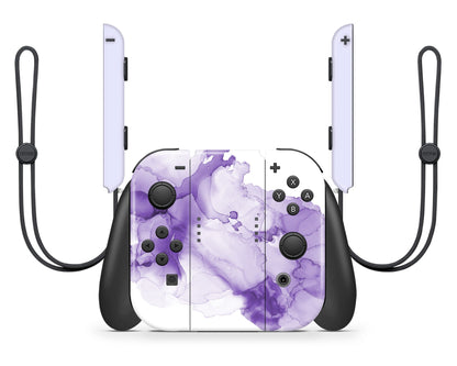 Ink Art Pastel Purple 3M Vinyl Skin/Wrap for Nintendo Switch