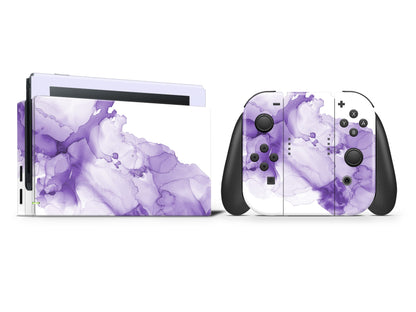 Ink Art Pastel Purple 3M Vinyl Skin/Wrap for Nintendo Switch