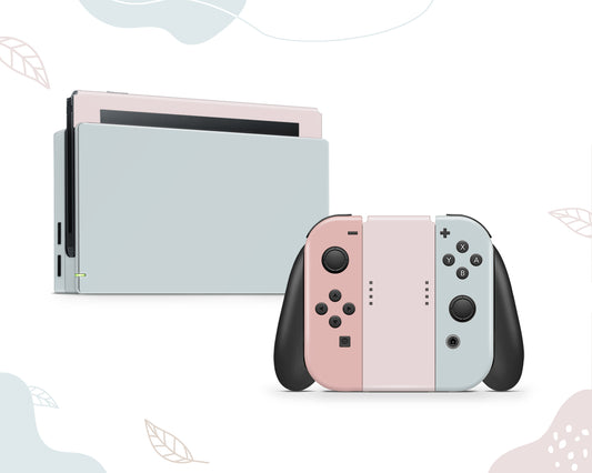 Nature inspired earthy pastel color wave Vinyl skins/wraps for Nintendo Switch/Oled