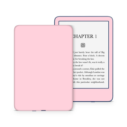 Pastel pink and cherry blossom 3M premium vinyl skins wraps for Amazon Kindle