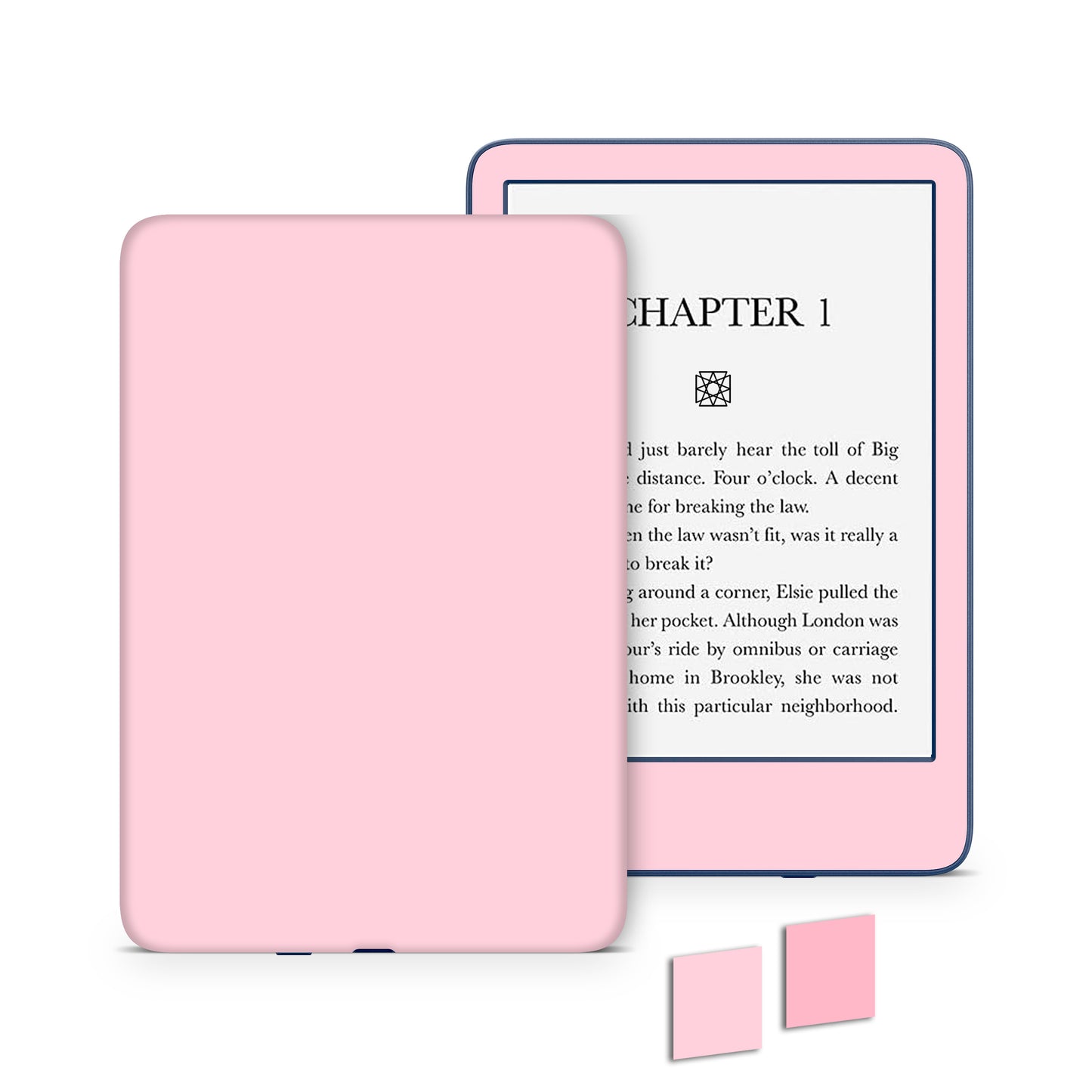 Pastel pink and cherry blossom 3M premium vinyl skins wraps for Amazon Kindle