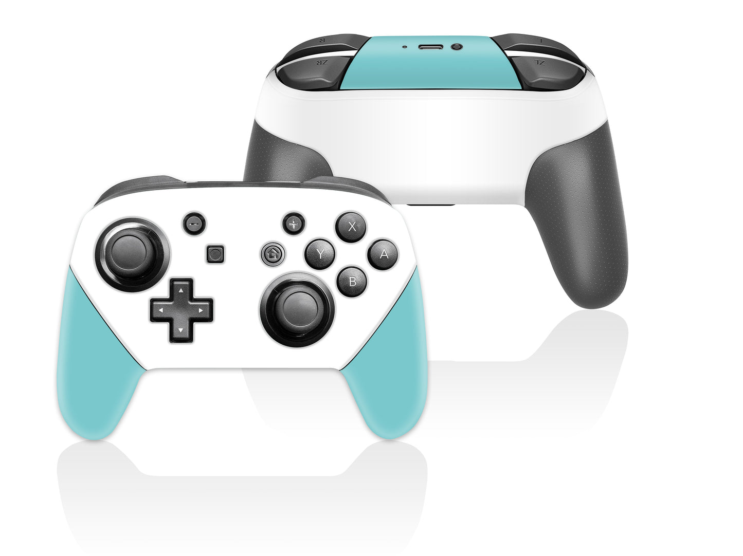 Turquoise and white 3M Premium Vinyl Skin / Wrap