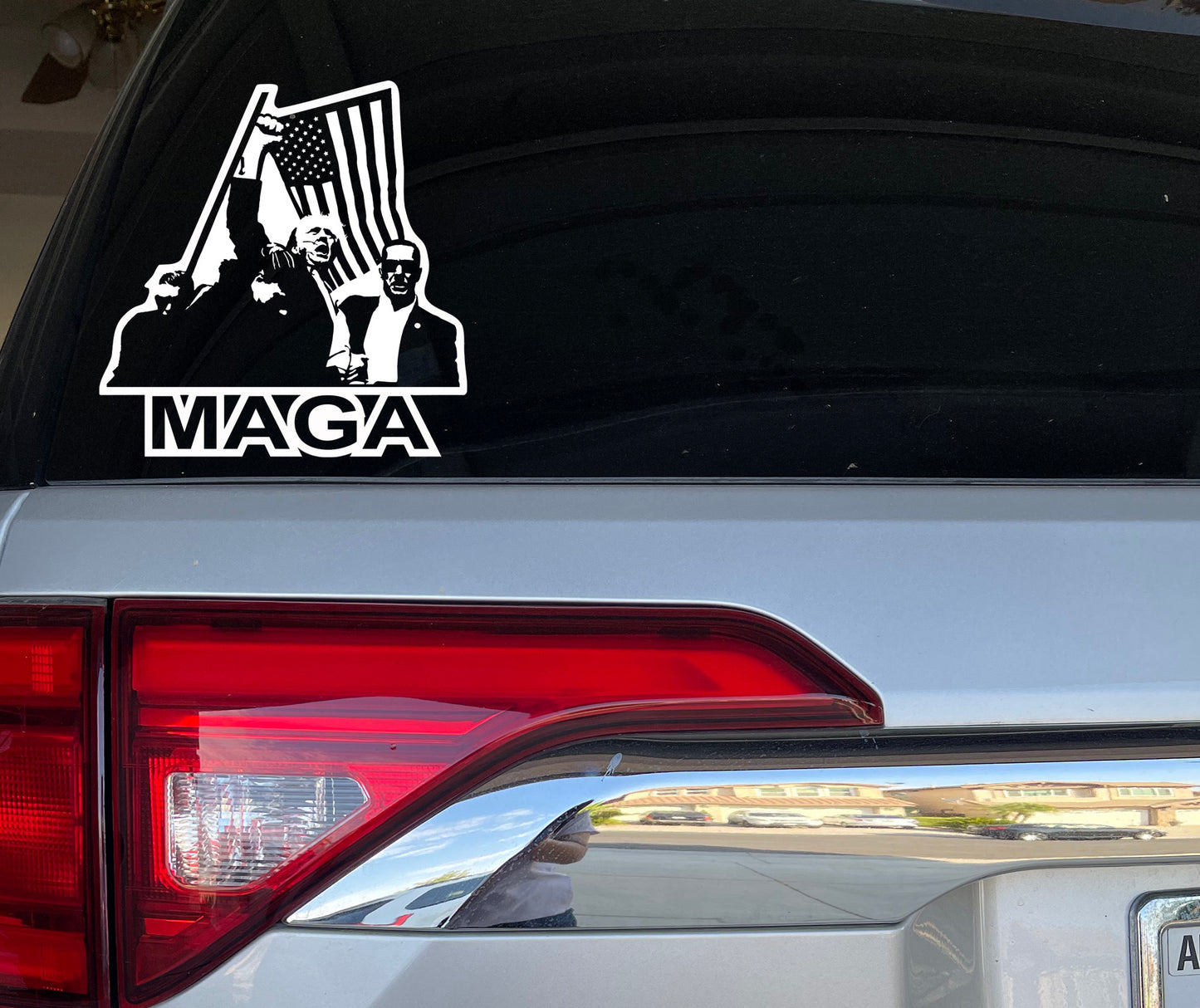 Die-cut Decal Trump MAGA 2024 president election