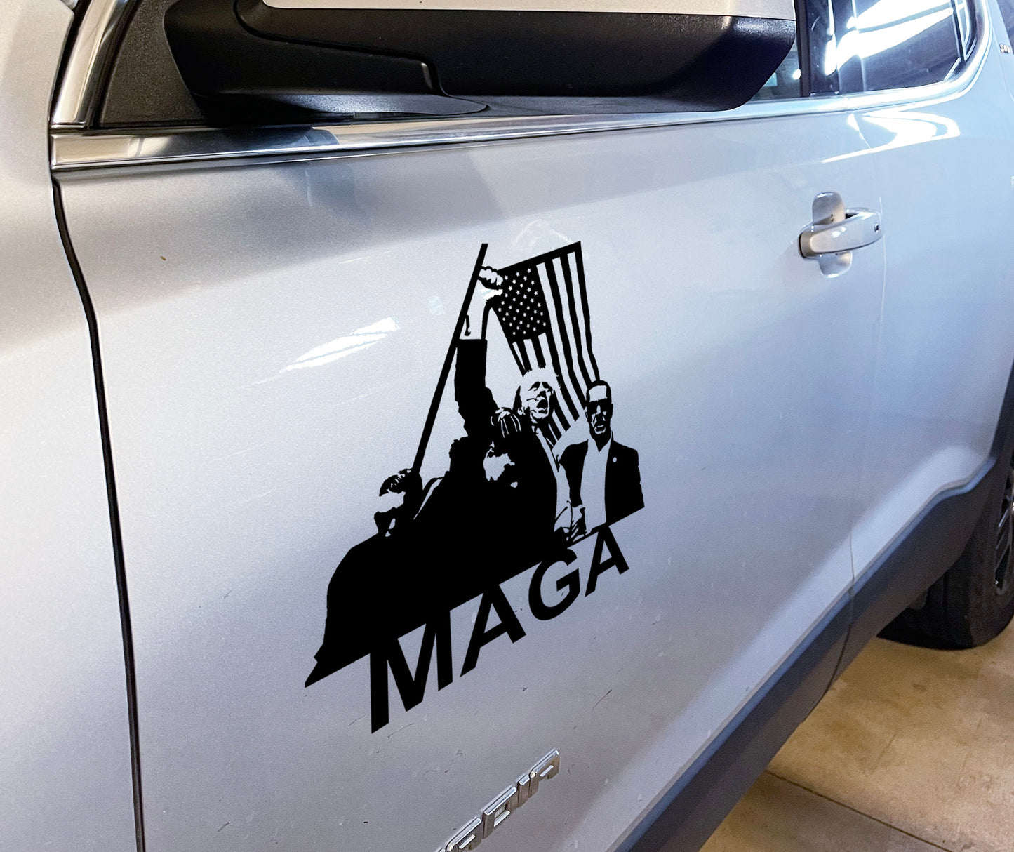 Die-cut Decal Trump MAGA 2024 president election