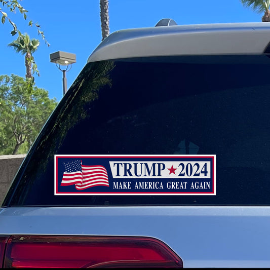 2024 Presidential Election Patriotic Sticker Trump MAGA