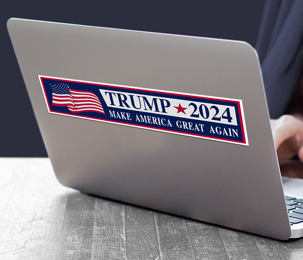 2024 Presidential Election Patriotic Sticker Trump MAGA