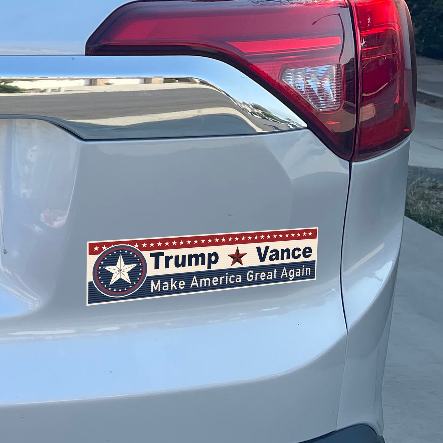 2024 Presidential Election Patriotic Sticker Trump Vance MAGA