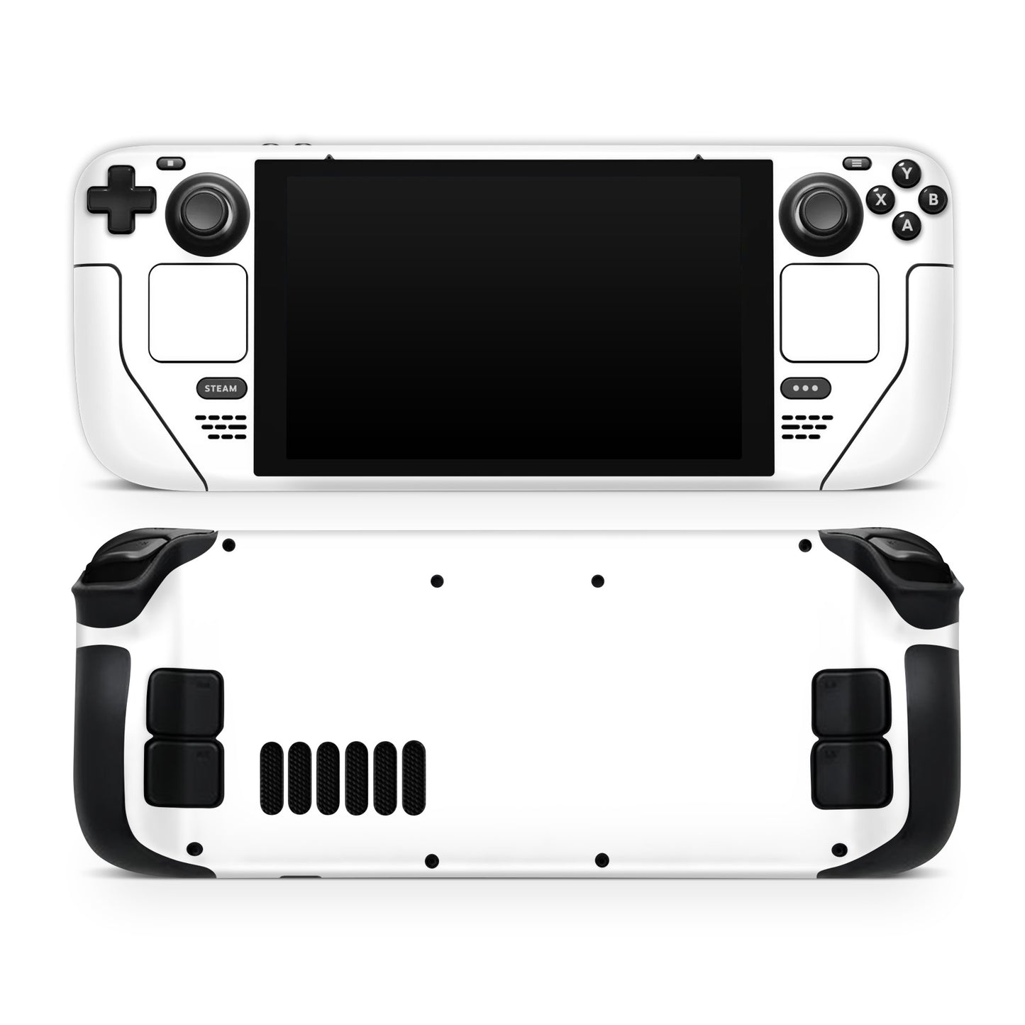 Pure white 3M Premium Vinyl Skin / Wrap for Steam Deck