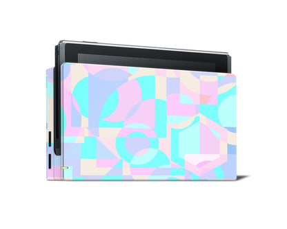 Pastel Geometric Shapes 3M vinyl Skin/Wrap for Nintendo Switch